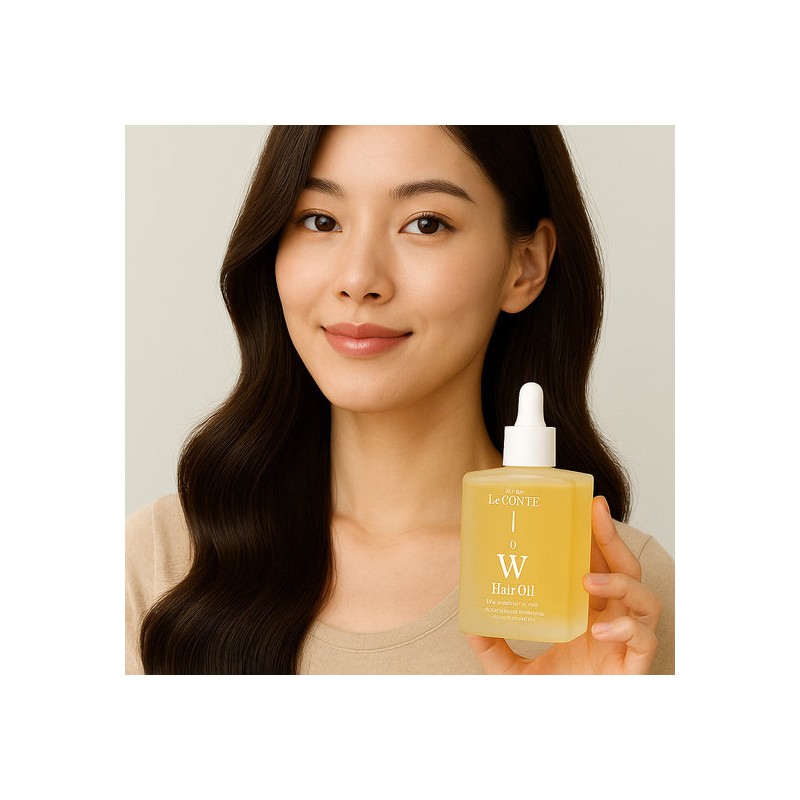 Lecomte W Hair Oil (2 bottles) Curl Clinic Protein Premium