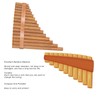 Musical Professional Panpipe Pan Flute 15 Pipes G Key Musical