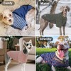 KYEESE 2Pack Dog Sweater Stretchy Pets Clothes Comfy Dog Sweaters