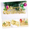 FUNOMOCYA 20pcs Christmas Snowflake Door Hanger Decorations Baubles Xmas Tree