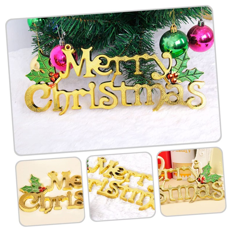 FUNOMOCYA 20pcs Christmas Snowflake Door Hanger Decorations Baubles Xmas Tree