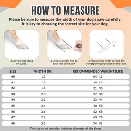 Eyein Dog Boots Paw Protector - Waterproof Dog Shoes for Rainy Winter Snowy Day, Non-Slip Dog Shoes with Reflective Strip for Injured Paws, Dog Walking Boots for Small Medium Large Dogs（4pcs