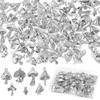 42PCS Mushroom Charm, UHOMENY Mushroom Charms Pendants Beads for Jewelry