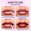Kaely 2-in-1 Matte Lipstick and Lip Liner, Liquid Lip Stain