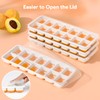 Ice Cube Trays 4 Pack, Airabc Silicone Ice Cube Trays