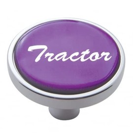 United Pacific 23291 - Air Brake Valve Control Knob - "Tractor" Short, Purple Glossy Sticker