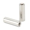 20Pcs M6 Female Thread Coupling Nut Practical Rustproof Stainless Steel