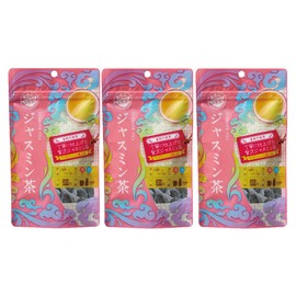 Set of 3 in Bulk Purchase: World Tea Tour Jasmine Tea (Tea Bag 0.5 oz (1.5 g) x 20 Packets x 3 Pieces)
