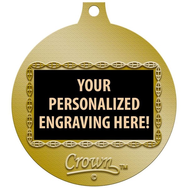 Star Medals, 2" Gold You are A Star Medal Award with Free Custom Engraving 10 Pack Prime