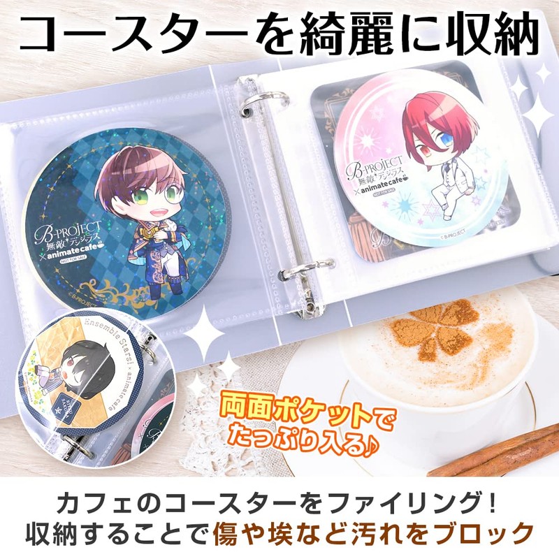 Coaster Storage Files Holds 100 Sheets for Fun (Standard)