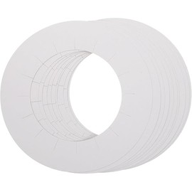 Healifty 3 30pcs Wax Machine Mat Face Waxing Rings Waxing Paper Pads Waxing Protection Collars Wax Strips for Face Facial Kit Paper Pad White Hair Removal Beeswax