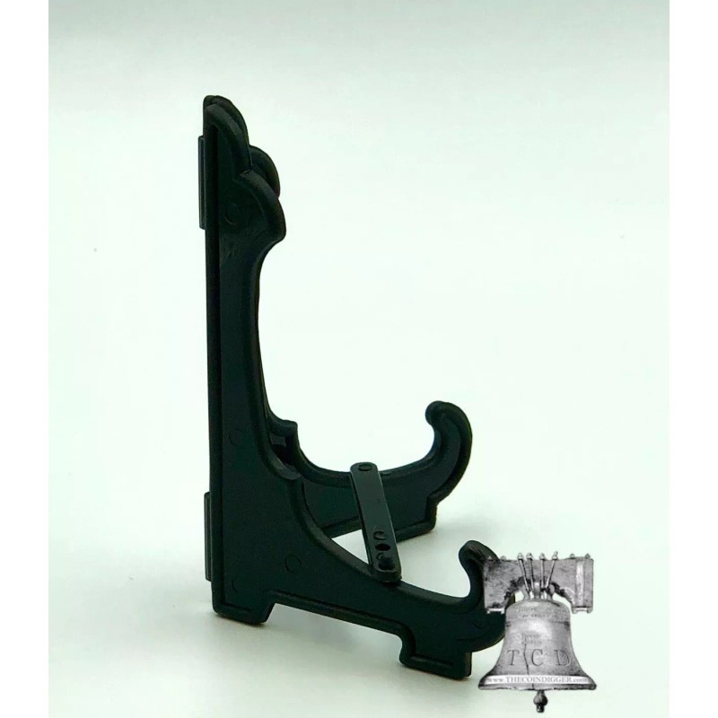 5 Black Display Stand Foldable Rock Mineral Fossil Adjustable Stands