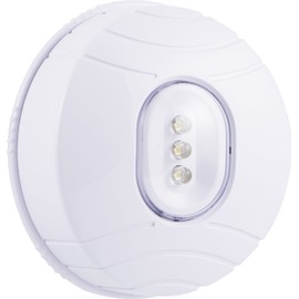 GE LED Touch Light, Battery Operated, Push On/Off Operation, Wireless Light, Portable & Convenient, Perfect for Under Cabinets, Small Closets, Lockers, Nightstands, Bathrooms, Work Areas, White, 17422