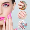 Dual Nail Forms Set, 120pcs Dual Forms Nails with 10pcs