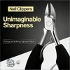 AYZDJ Professional Stainless Steel Ingrown Toenail Clippers - Curved Tip