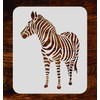 Zebra Stencil, 4.5 x 6 inch - African Wild Animal