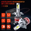 H4 H13 9007 Kit De Faros Led 36000lm Para Luz