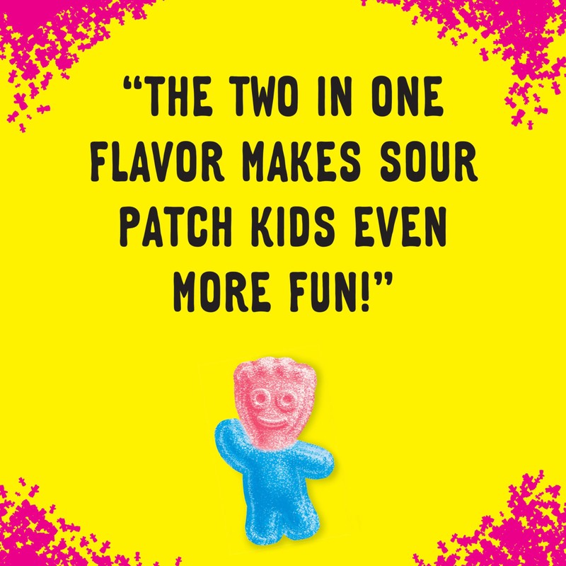 SOUR PATCH KIDS MashUps 2 Flavors in 1 Soft &