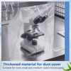 Wonderjune 2 Pack Thick Plastic Microscope Dust Cover, Full Sealed