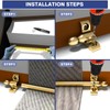 Solid Brass Stair Rods for Carpet Runners Set of 1,