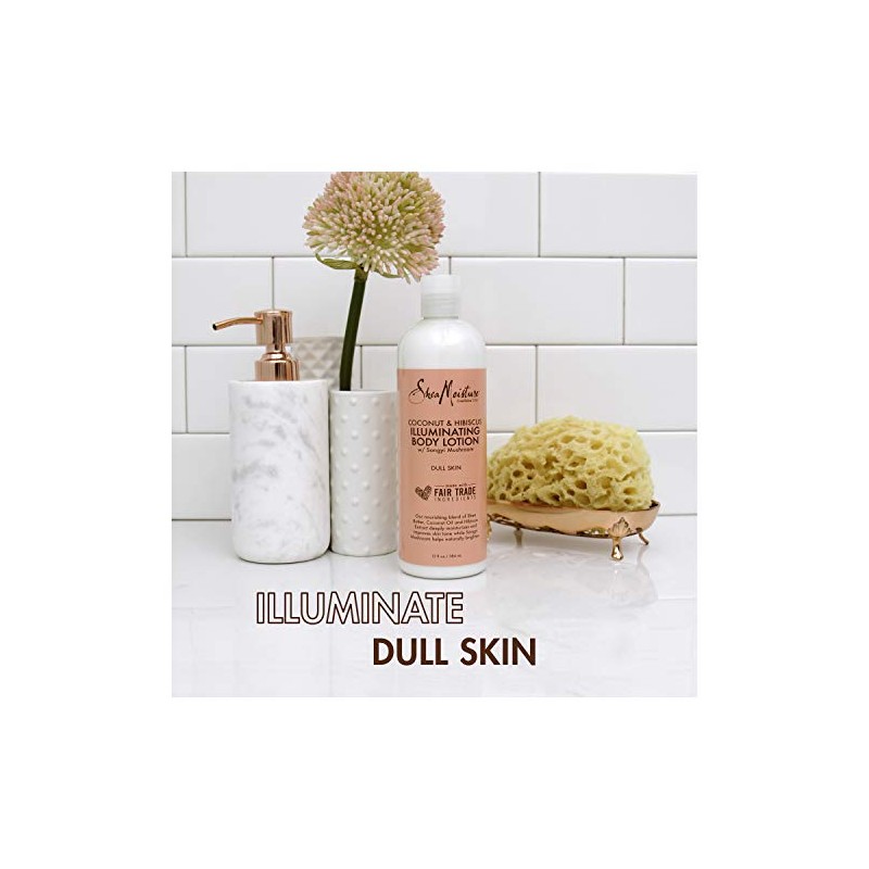 SheaMoisture Coconut & hibiscus body lotion moisturizer, 13 Fluid Ounce