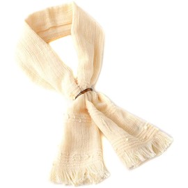 [Empret Veil] 100% Cotton Made of Natural Material, Gentle on the Skin, Imabari Towel Cool Scarf, 37.8 x 2.8 inches (96 x 7 cm), Short, Soft Ice Packs, Cool, Comfortable, Absorbent and Breathable