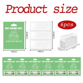 WINGTECA 6Pcs Funny Money Holder for Cash Gift Money Gift Ideas for Teen Boys Girls Christmas Easter Birthday Gifts Cash Cards Holder with Plastic Cover and Adhesive for Party Decorations