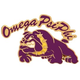 Omega Psi Phi New Bulldog Lapel Pin