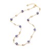 UOOANUO 14K Gold Plated Evil Eye Necklace Protection Choker Necklaces
