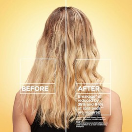 Garnier Whole Blends Honey Treasures - Juego de champú y acondicionador reparador para cabello seco y dañado, 22 onzas líquidas (2 artículos), 1 kit (