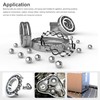 HiPicco 3/8 Inch Bearing Balls 304 Stainless Steel G100 Precision