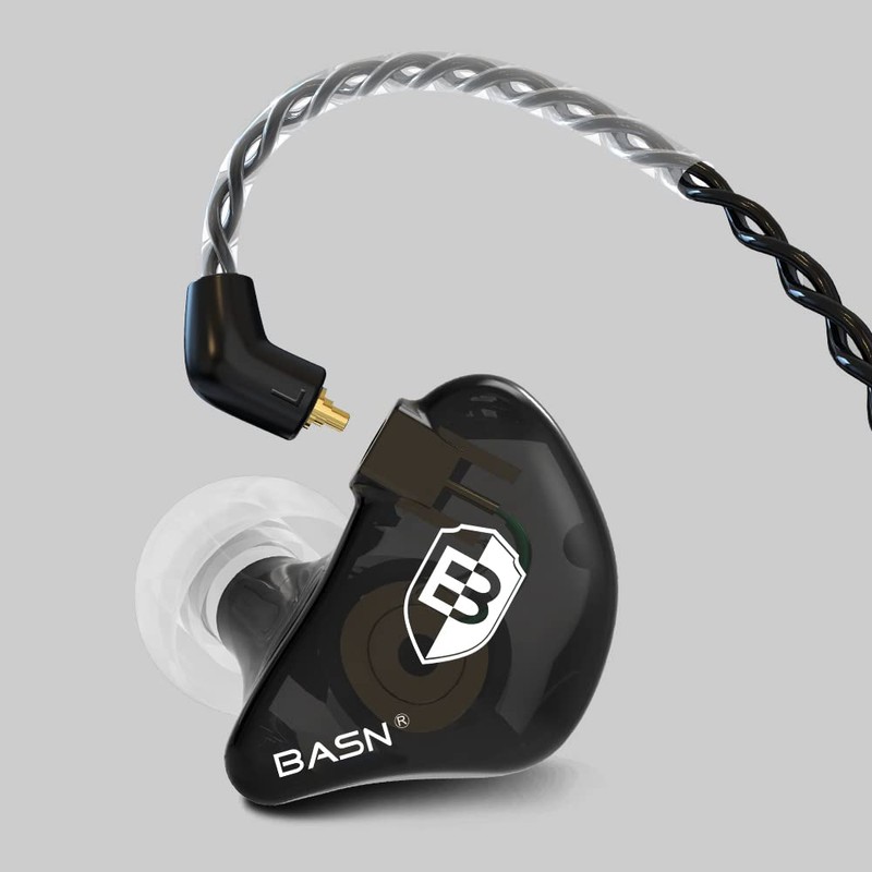 BASN Professional in Ear Monitor Headphones for Singers Drummers Musicians