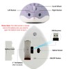 CHUYI Cute Hamster Wireless Silent Mouse Cartoon Portable Travel Mute