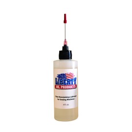 Liberty Oil, The Best 100% Synthetic Oil for Lubricating All Moving Parts of Your Sewing Machine. Large 4 Ounce Bottle.