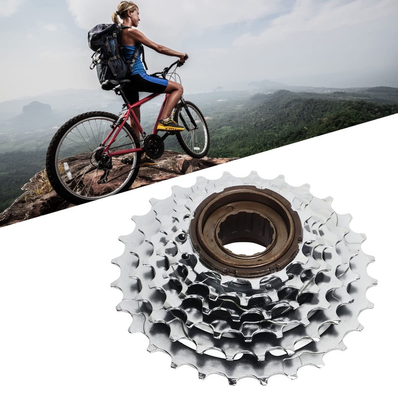 Jeffergarden 6S 14-28T Bicycle Cassette Sprocket, High Strength Steel, Lightweight