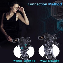 AODELAN Lanc Camcorder Wireless Zoom Controller for Sony and Canon Video Recording Remote Control with 2.5mm Jack Cable, Focus, IRIS for Canon Vixia HF G40, G50, G70, G60, XA11, XA50