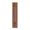 Analog Wall Thermometer Beechwood 7.8 inch Fahrenheit Temperature Scale (Walnut