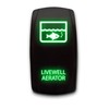 LIVEWELL Aerator Laser Etched 5-Pin Single Pole Single Throw Vertical