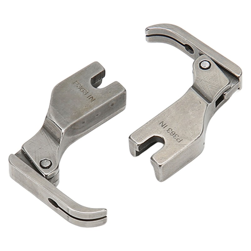 2pcs Flat Bed Sewing Machine Zipper Foot Professional Rust Prevention