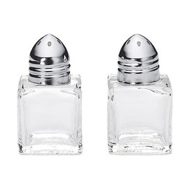 TableCraft 30S&P Cube 0.5 Oz. Salt and Pepper Shaker - 24 / CS