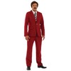 Fun Shack FN3572L Costume, Mens Movie Newsreader Suit, Large