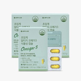 Seoul Pharmacist Cooperative G 서울약사신협 초임계 알티지 오메가3 식물성캡슐 30캡슐 3세트 G Seoul Pharmacists Cooperative Supercritical rTG Omega-3 Plant Capsules 30 Capsules 3 Sets