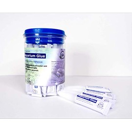 RA AquaTech Aquarium Glue Clear for Plants Corals aquascaping Instant Aquarium Safe (25pcs can)