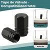 16pcs Tapas De Válvula con Cierre para Neumático De Automóvil,
