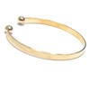 Linear Gold Open Bracelet