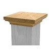 Flat Peak Newel Cap - 935 Style, for 3 1/2"