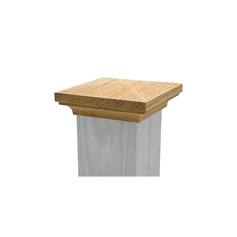 Flat Peak Newel Cap - 935 Style, for 3 1/2"