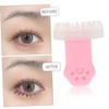 WOONEKY 1pair Reusable Lower Lash Stamp Cat Paw Shape Diy
