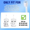 Replacement Brush Heads for Waterpik Sonic-Fusion 2.0 Flossing Toothbrush ...
