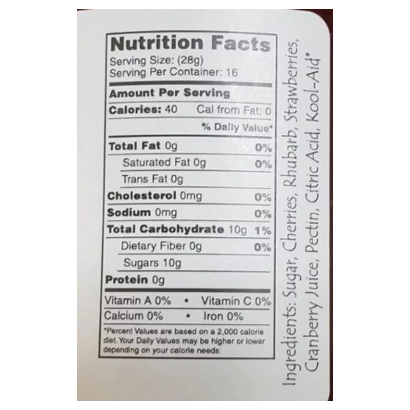 Amish Trading Post Traffic Jam (Cherries, Rhubarb, Strawberries)